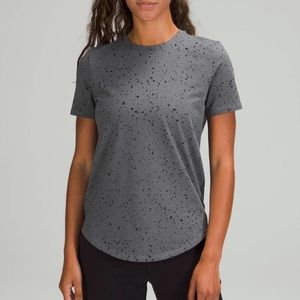 LULULEMON- Love Crew Short Sleeve T-Shirt Splatter Pima Cotton